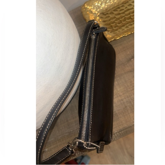 Vintage Y2K Coach signature Demi black leather shoulder bag - Picture 12 of 16